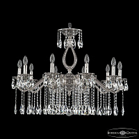 Подвесная хрустальная люстра Bohemia Ivele Crystal Verona 72302/10/300 A NB