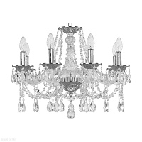 Хрустальная подвесная люстра Bohemia IVELE Crystal 1607/8/200 Ni