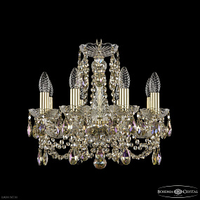 Хрустальная подвесная люстра Bohemia IVELE Crystal 1406/8/141 G R801