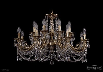 Люстра подвесная Bohemia IVELE Crystal  1703/16/320/C/FP
