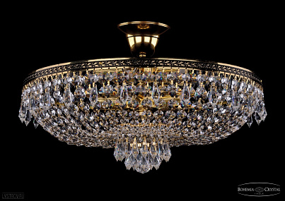 Хрустальная потолочная люстра Bohemia IVELE Crystal 1927/45Z/GB