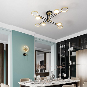 Светодиодная потолочная люстра Odeon Light DENZEL 4320/75CL