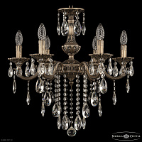 Хрустальная подвесная люстра Bohemia IVELE Crystal AL78101/6/175 B SGB