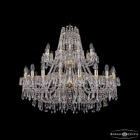 Большая хрустальная люстра Bohemia IVELE Crystal 1403/20+10/360/2d G