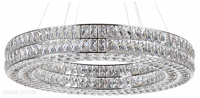Подвесная светодиодная хрустальная люстра Odeon Light PANTA 4927/85L