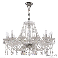 Хрустальная подвесная люстра Bohemia IVELE Crystal 107/12/300 Ni