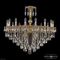 Большая хрустальная люстра Bohemia Ivele Crystal 75102/16/360 B G