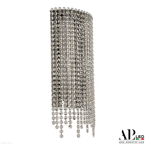 Бра хрустальное светодиодное APL LED Sicilia SH500.B5.25-50.B.Ni.4000