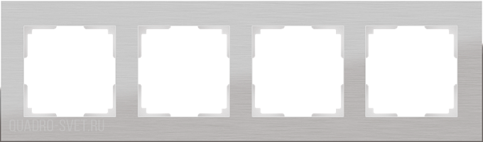 Рамка на 4 поста (алюминий) Werkel WL11-Frame-04