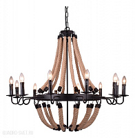 Люстра большая Arte Lamp Marsiglia A8956LM-12BK