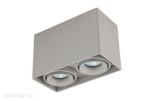 Накладной светодиодный светильник Donolux Lumme DL18610/02WW-SQ Silver Grey