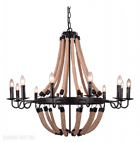 Люстра большая Arte Lamp Marsiglia A8956LM-12BK