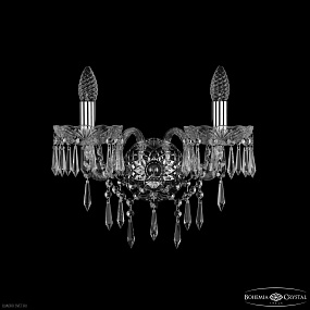 Бра хрустальное Bohemia IVELE Crystal 1403B/2/160/XL Ni