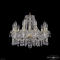 Хрустальная подвесная люстра Bohemia IVELE Crystal 1403/10/160 G