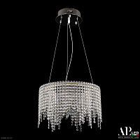 Хрустальная подвесная светодиодная люстра APL LED Sicilia SH02.40.B.Ni.4000