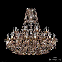 Большая хрустальная люстра Bohemia IVELE Crystal 1409/20+10/400 G M721