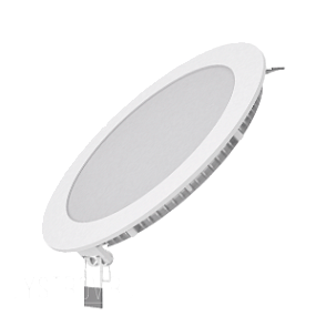 Светодиодный встраиваемый светильник Gauss ультратонкий круглый IP20 12W 2700K
