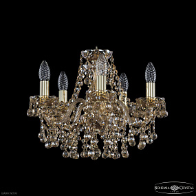 Хрустальная подвесная люстра Bohemia IVELE Crystal 1409/5/141 G M721
