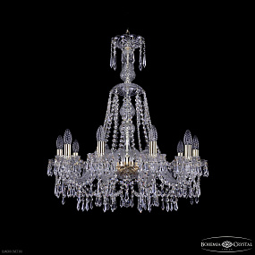 Хрустальная подвесная люстра Bohemia IVELE Crystal 1403/10/240/XL-75 G