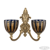 Бра Bohemia Ivele Crystal Verona 7209B14/2/175 FP P1 U Amber-Blue/H-1H