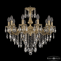 Подвесная хрустальная люстра Bohemia Ivele Crystal Verona 72101/10/210 B FP