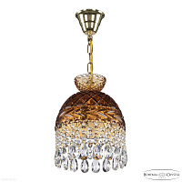 Хрустальный подвесной светильник Bohemia IVELE Crystal 5478/22 G Amber/M-1F