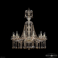 Большая хрустальная люстра Bohemia IVELE Crystal 1413/12/300/XL-91 G R721