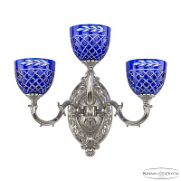 Бра Bohemia Ivele Crystal Verona 7214B12/2+1/210 Ni P1 U Clear-Blue/H-1J