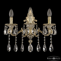 Бра с хрусталем Bohemia Ivele Crystal Verona 7202B14/3/175 A GW