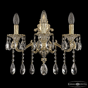 Бра с хрусталем Bohemia Ivele Crystal Verona 7202B14/3/175 A GW