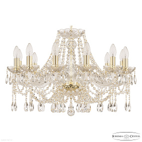 Хрустальная подвесная люстра Bohemia IVELE Crystal 107/12/240 G