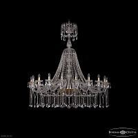 Большая хрустальная люстра Bohemia IVELE Crystal 1413/20/530/XL-158 G