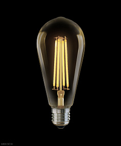 Лампа LOFT светодиодная филаментная Voltega ST64 6W Е27 2800К VG10-ST64Gwarm6W