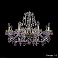 Хрустальная подвесная люстра Bohemia IVELE Crystal 1410/8/240 G V7010