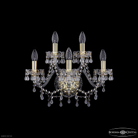 Бра с хрусталем Bohemia IVELE Crystal 1410B/3+2/160 G V0300
