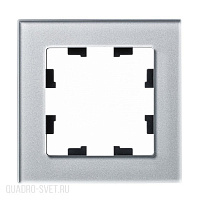 Рамка 1 пост Schneider Electric ATLASDESIGN NATURE ATN320301, алюминий
