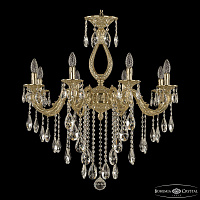 Подвесная хрустальная люстра Bohemia Ivele Crystal Florence 71301/8/250 B G