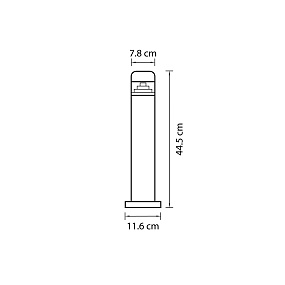 Наземный светодиодный светильник Lightstar Raggio 376907