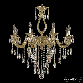 Подвесная хрустальная люстра Bohemia Ivele Crystal Florence 71301/8/250 B G