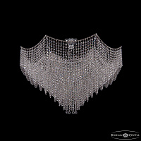 Большая хрустальная люстра Bohemia IVELE Crystal 77071/95 Ni