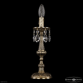 Хрустальная настольная лампа Bohemia IVELE Crystal 7025L/1-30 GB