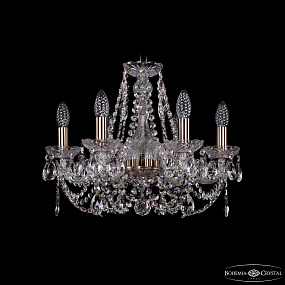 Хрустальная подвесная люстра Bohemia IVELE Crystal 1406/6/160/Pa