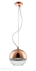 Подвесной светильник Crystal Lux WOODY SP1 D200 COPPER