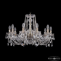 Хрустальная подвесная люстра Bohemia IVELE Crystal 1402/10/240/Pa