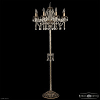 Хрустальный торшер Bohemia IVELE Crystal AL16313T9/8/200-160 SGB