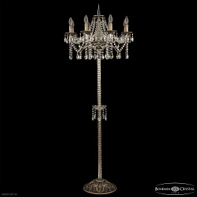 Хрустальный торшер Bohemia IVELE Crystal AL16313T9/8/200-160 SGB