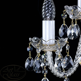 Бра ARTGLASS MIRKA VI. FULL CUT WHITE