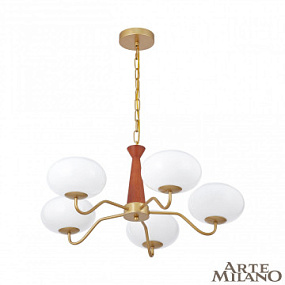Подвесная люстра Arte Milano 310166/D680/5 BS/WD