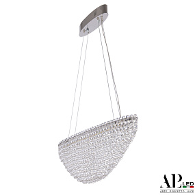 Хрустальная подвесная светодиодная люстра APL LED Sicilia SH505.0.60.A.Ni.4000