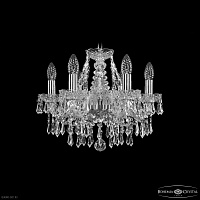 Хрустальная подвесная люстра Bohemia IVELE Crystal 1403/6/141 Ni